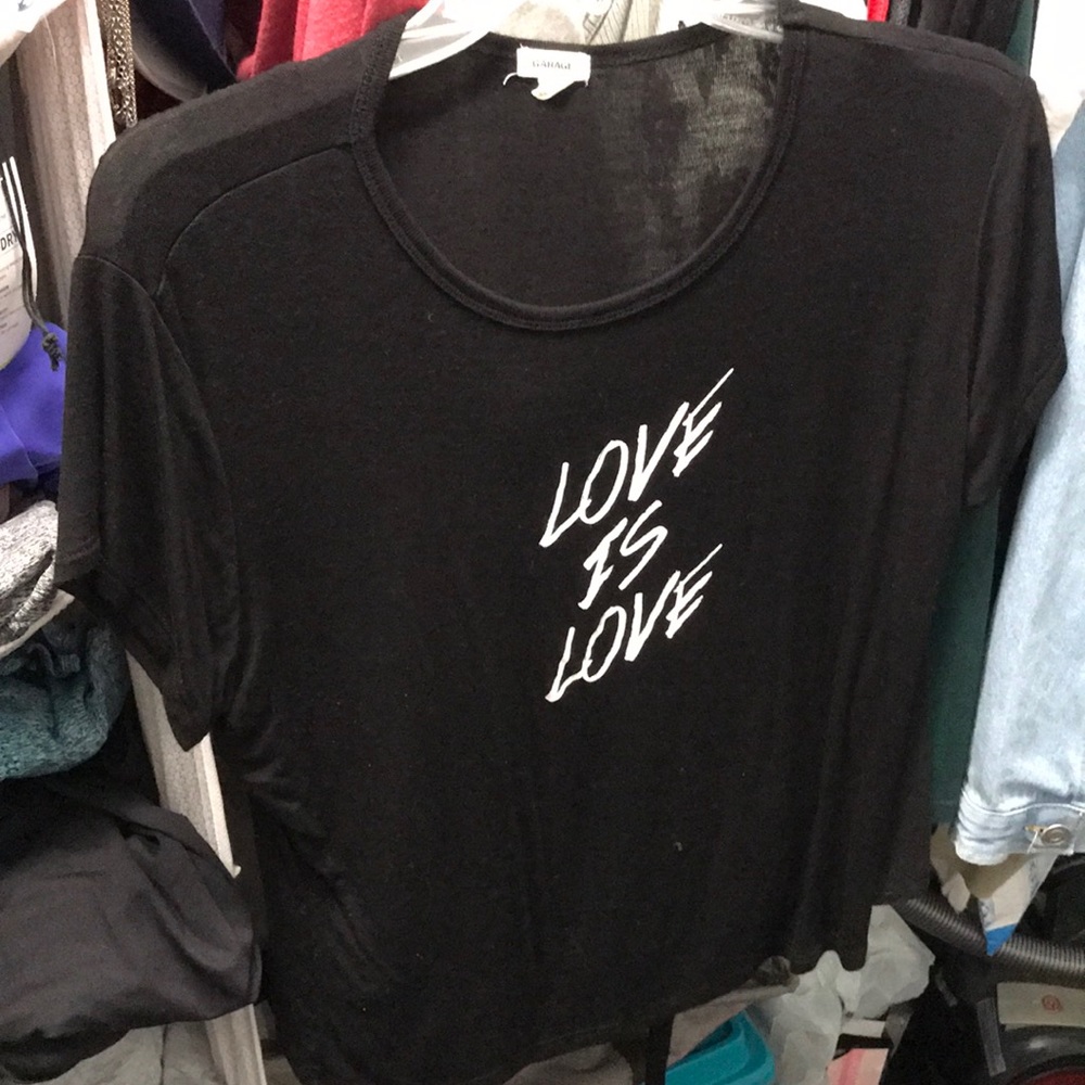 Love is love crop top